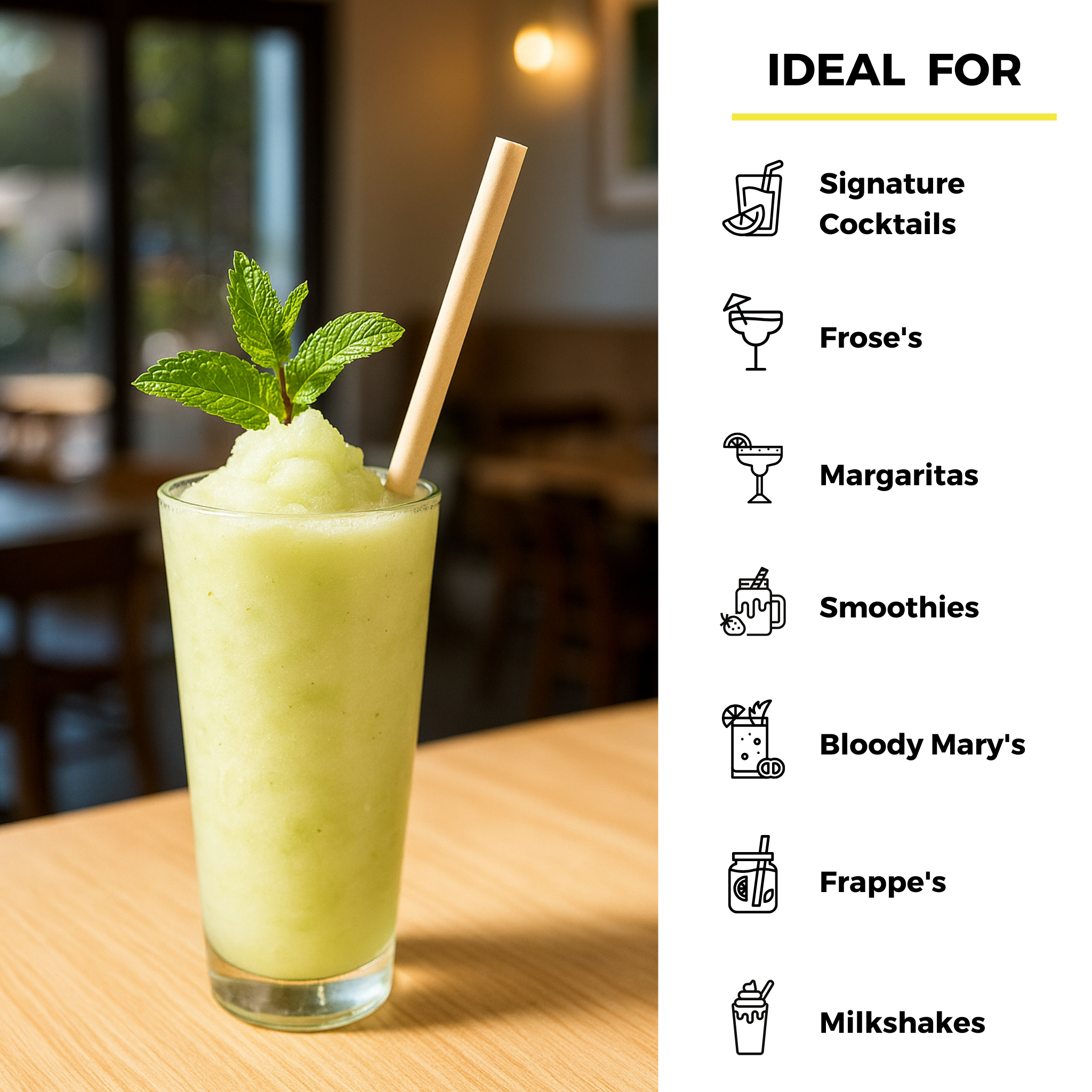 7.9" Wrapped Bamboo Fiber Straws | 8mm